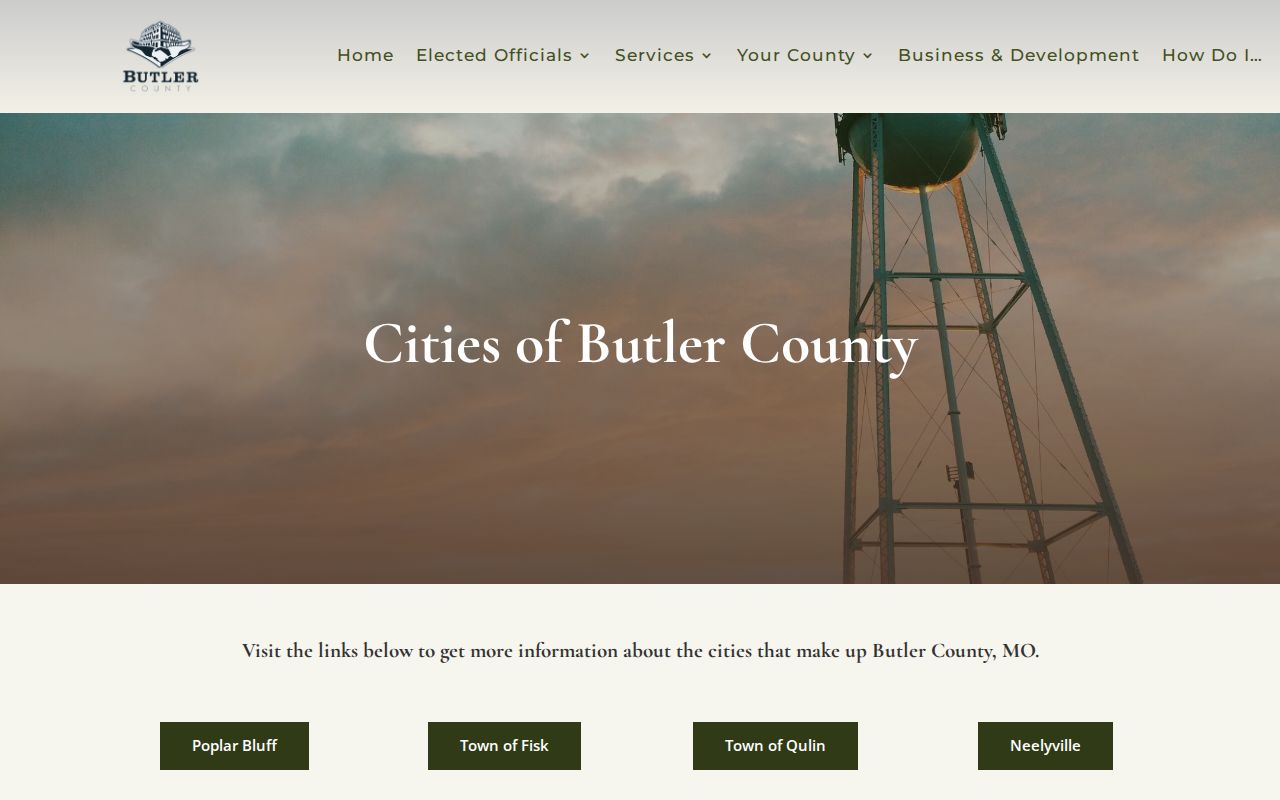 Butler County Poplar Bluff court docket city listing